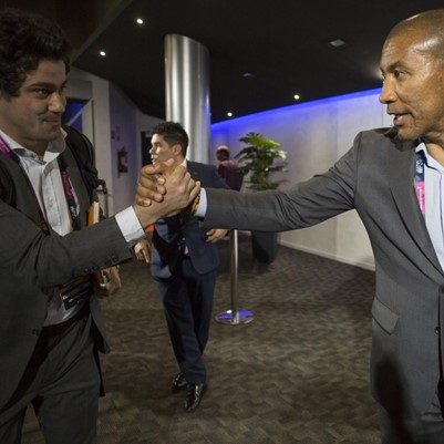 Luis Llagostera & Mauro Silva  (World Football Summit) 